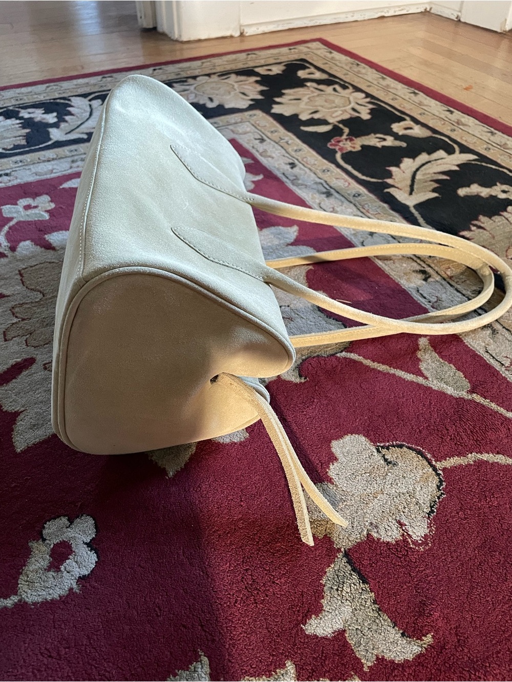 Free People Sierra Suede Shoulder Bag in Banana Cream - Picture 9 of 9